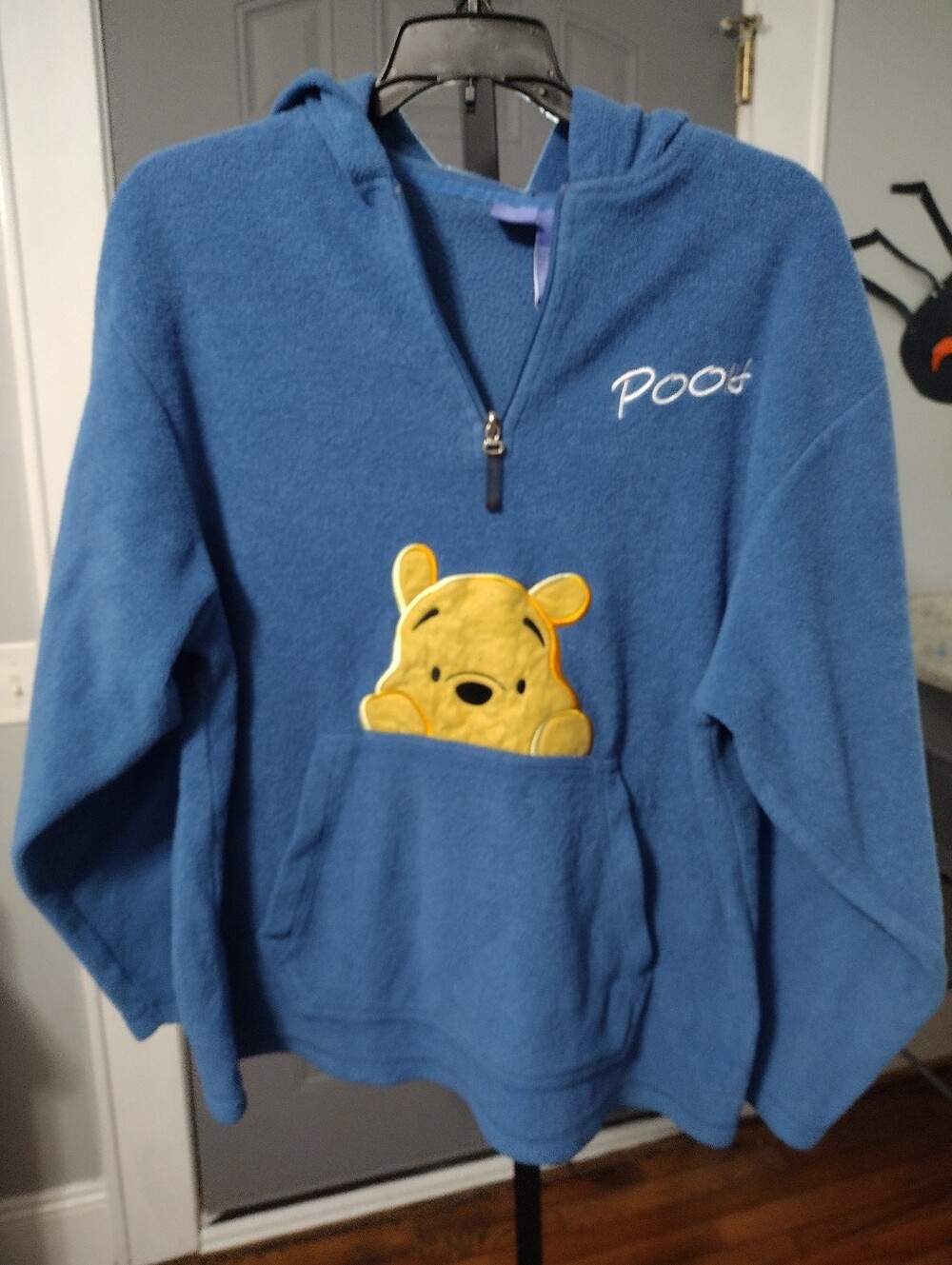 90s Disney Winnie The pooh Fleece Hoodie